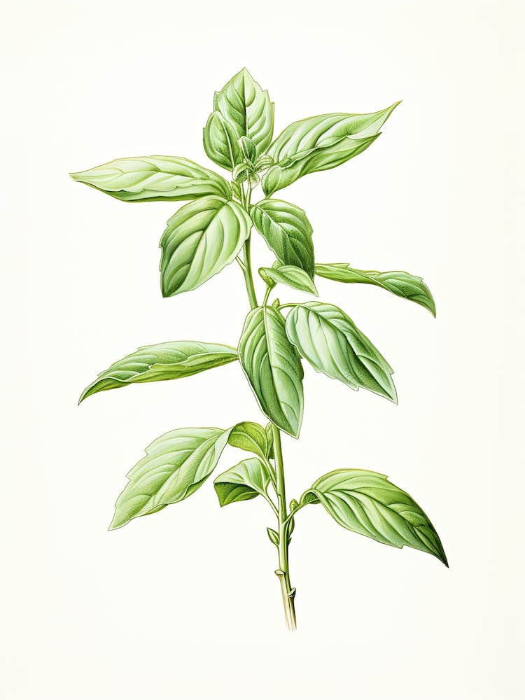 Basil Vintage Botanical Herbs 0