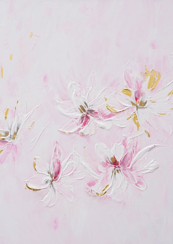 Light Pink Flower Painting