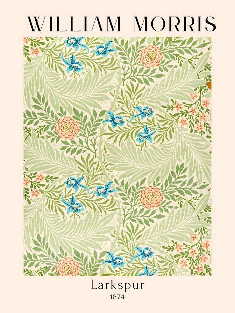 William Morris - Larkspur