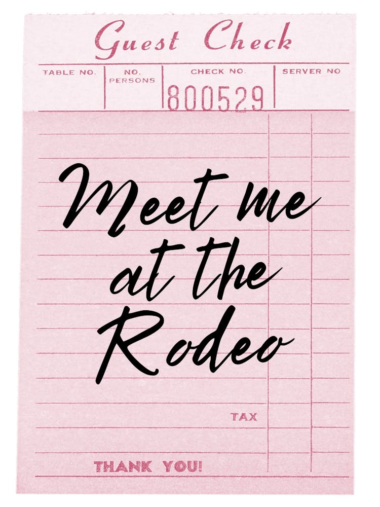 Meet Me At The Rodeo