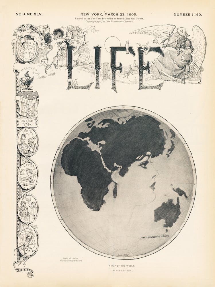 James Montgomery Flagg, Life Magazine, 1905