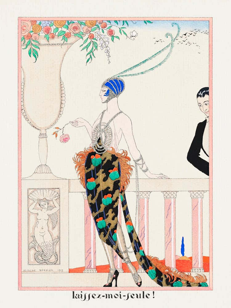 Laissez Moi Feule! From Les Feuillets D Art (1919), George Barbier