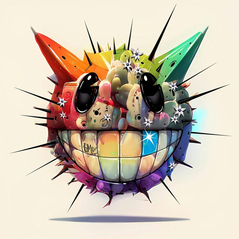 Splatter Art, deadmau5 cat style