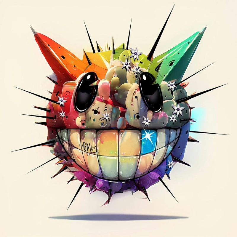 Splatter Art, deadmau5 cat style