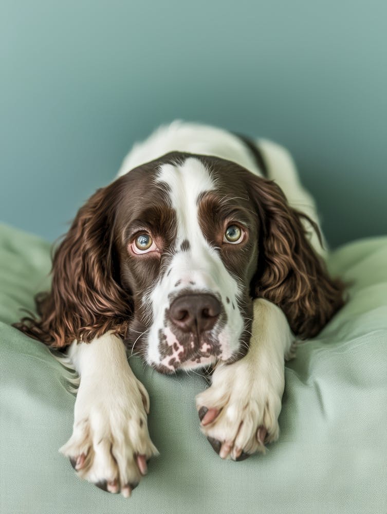 Springer Spaniel.Generated AI.