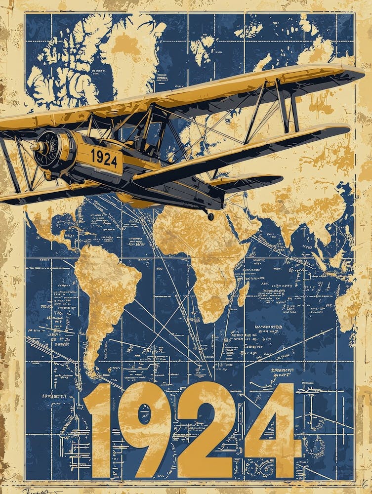 Aihrgdesign Ein Vintage-Luftfahrtplakat zum Gedenken an das Erste 5cdf23a2 9676 48c7 93ca 65e212d413b6 1