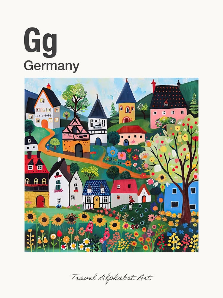 Kids Travel Alphabet  Germany 2