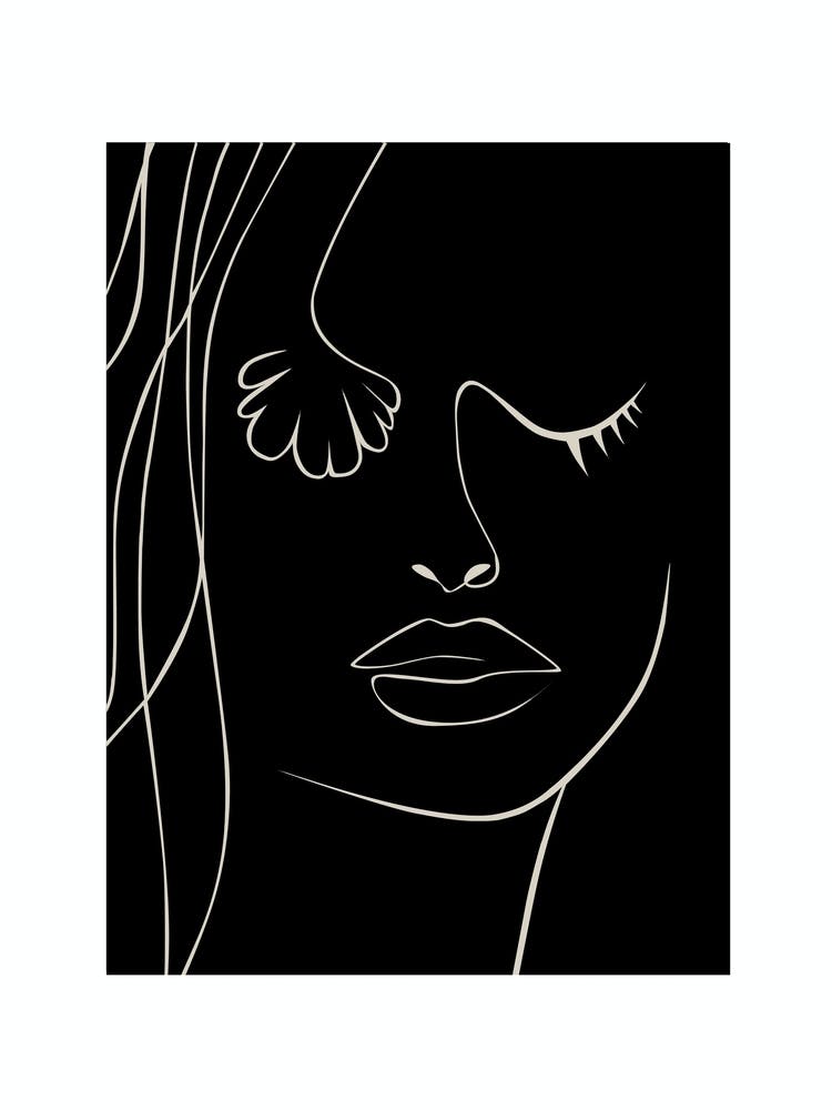 Abstract Face 1 Print