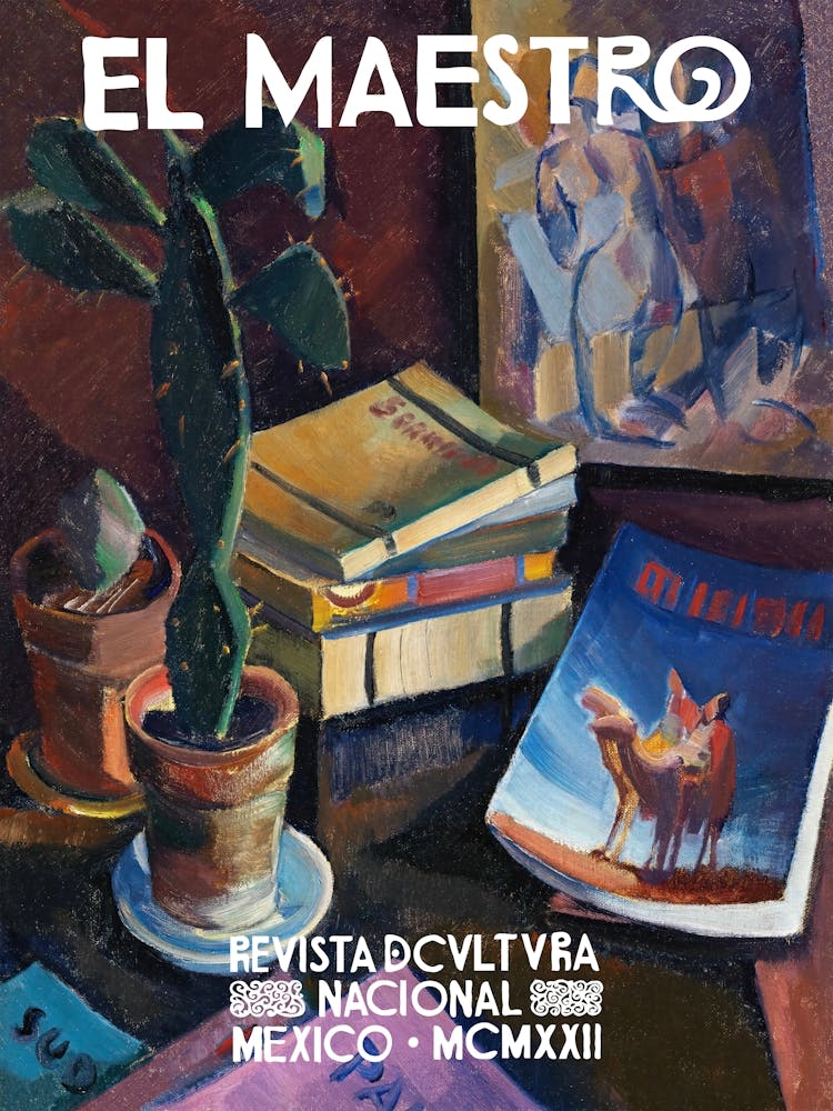 Mexican El Maestro Painting