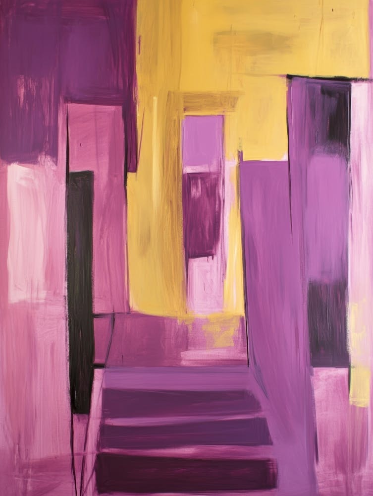 Abstract - Purple And Black