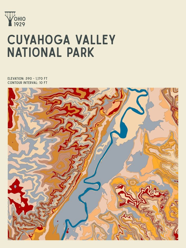 Cuyahoga Valley National Park Series Ohio Usa