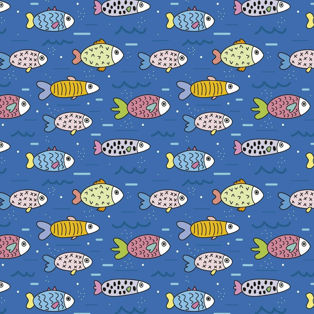 Sea Fish Blue Submarine Animals