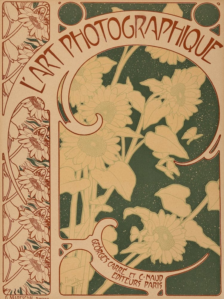 L’Art Photographique Exhibition Poster, Alphonse Mucha
