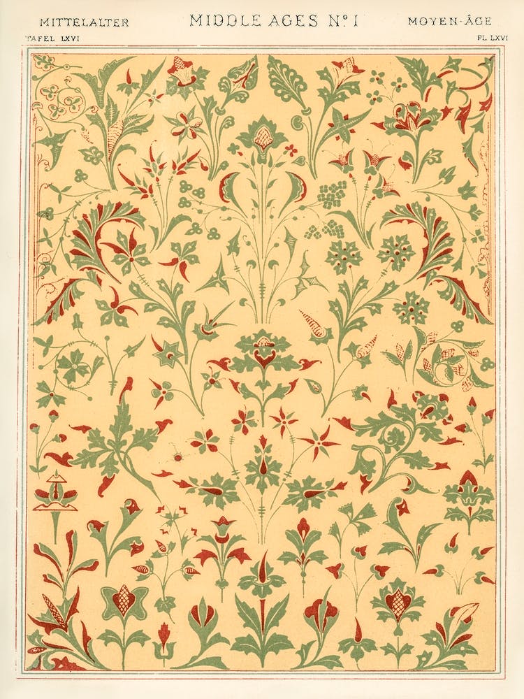 Vintage Pattern Illustration, Owen Jones                                                                                                                                                                                                