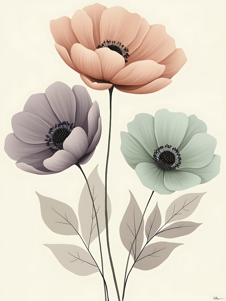 Vintage Floral Aesthetic | Classic Botanical Artwork for Interiors