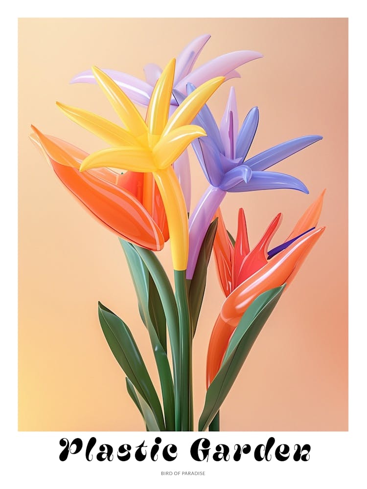 Dreamy Inflatable Flowers Poster Bird Of Paradise 2