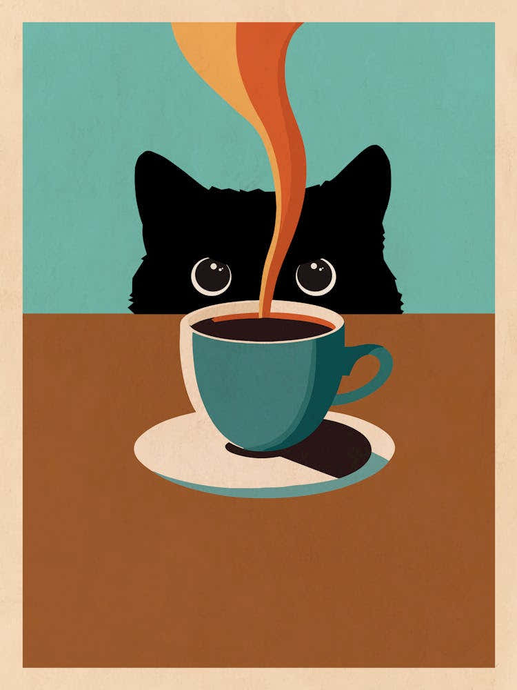 Cat & Coffee