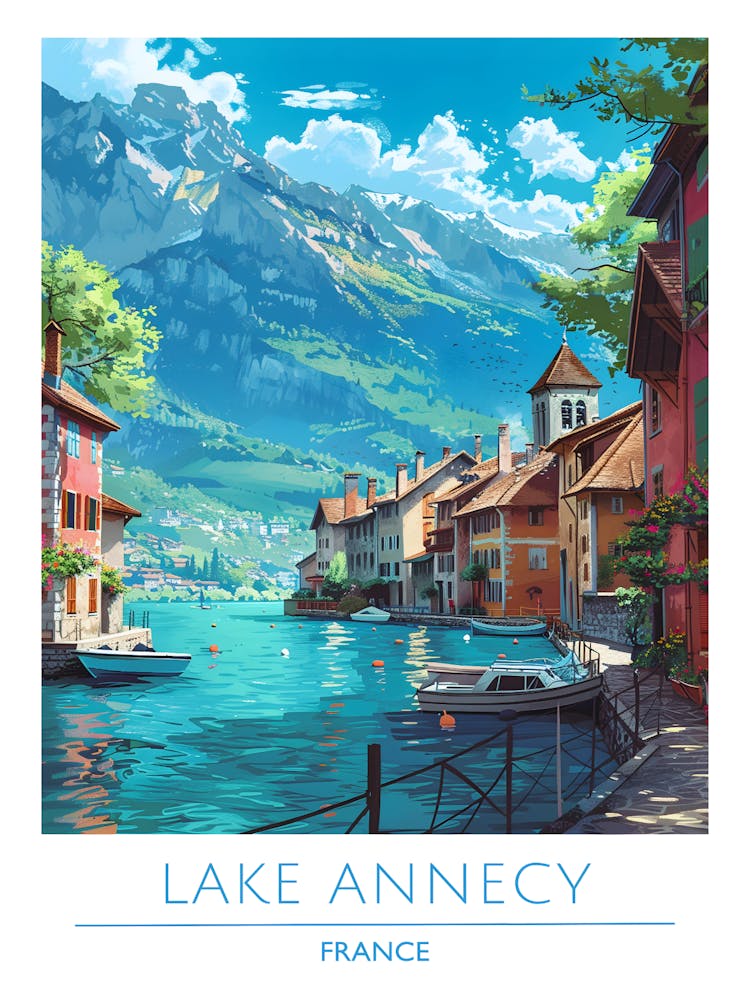 Lake Annecy France 1