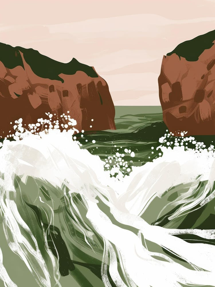Cliffs And Waves 1