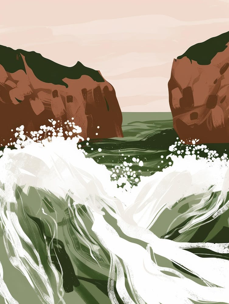 Cliffs And Waves 1