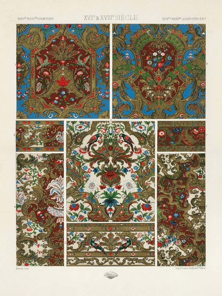17th And 18th Century Pattern, Albert Racine 3
