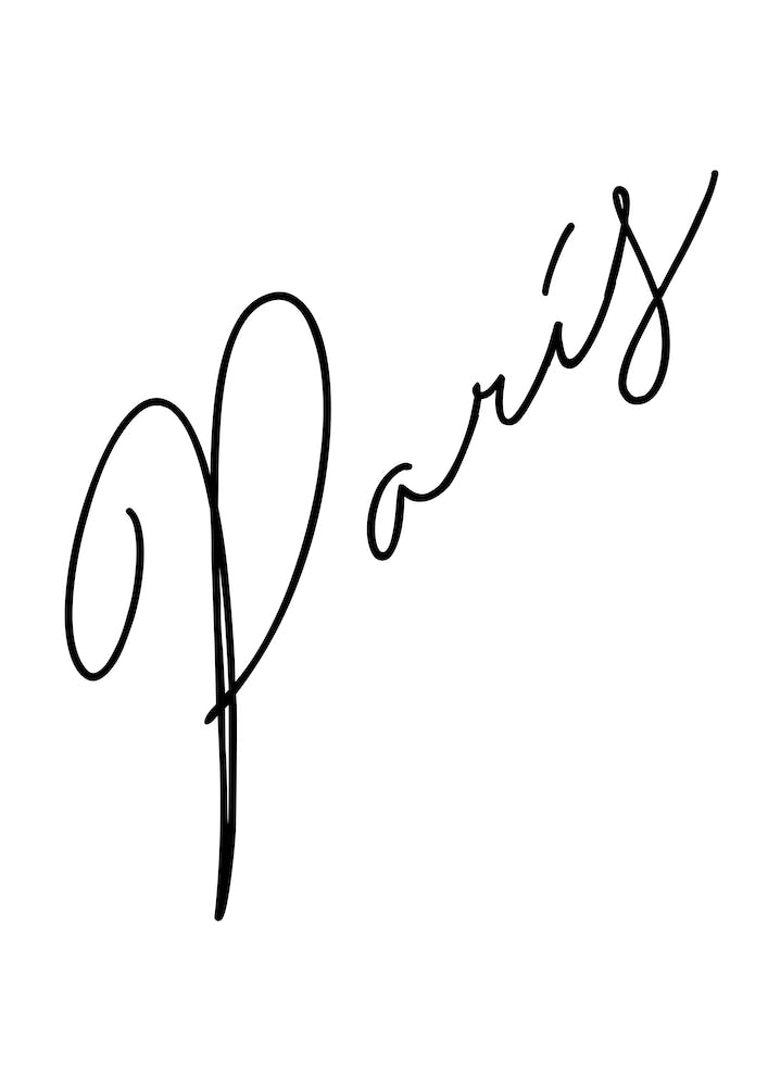 Paris Handwritten