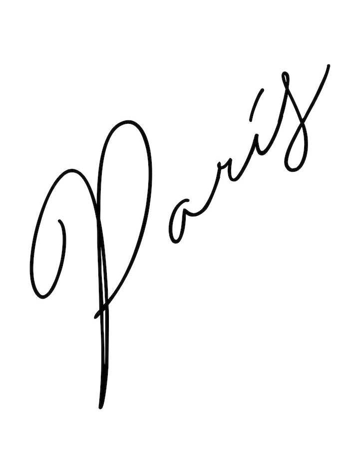 Paris Handwritten