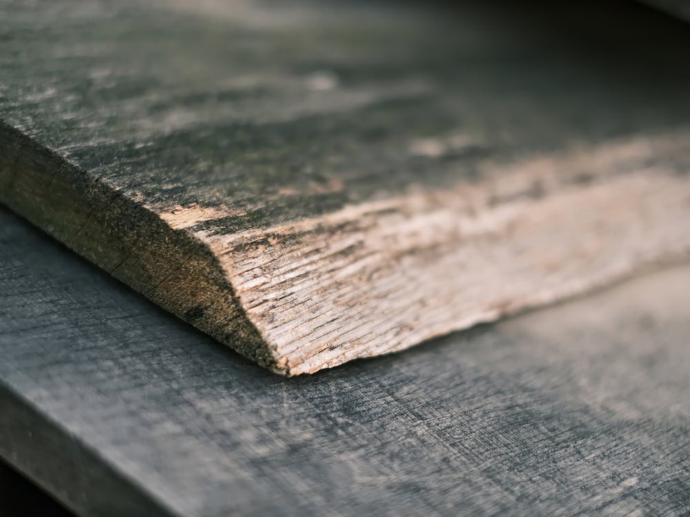 Gros Plan De Vieux Bois Gris