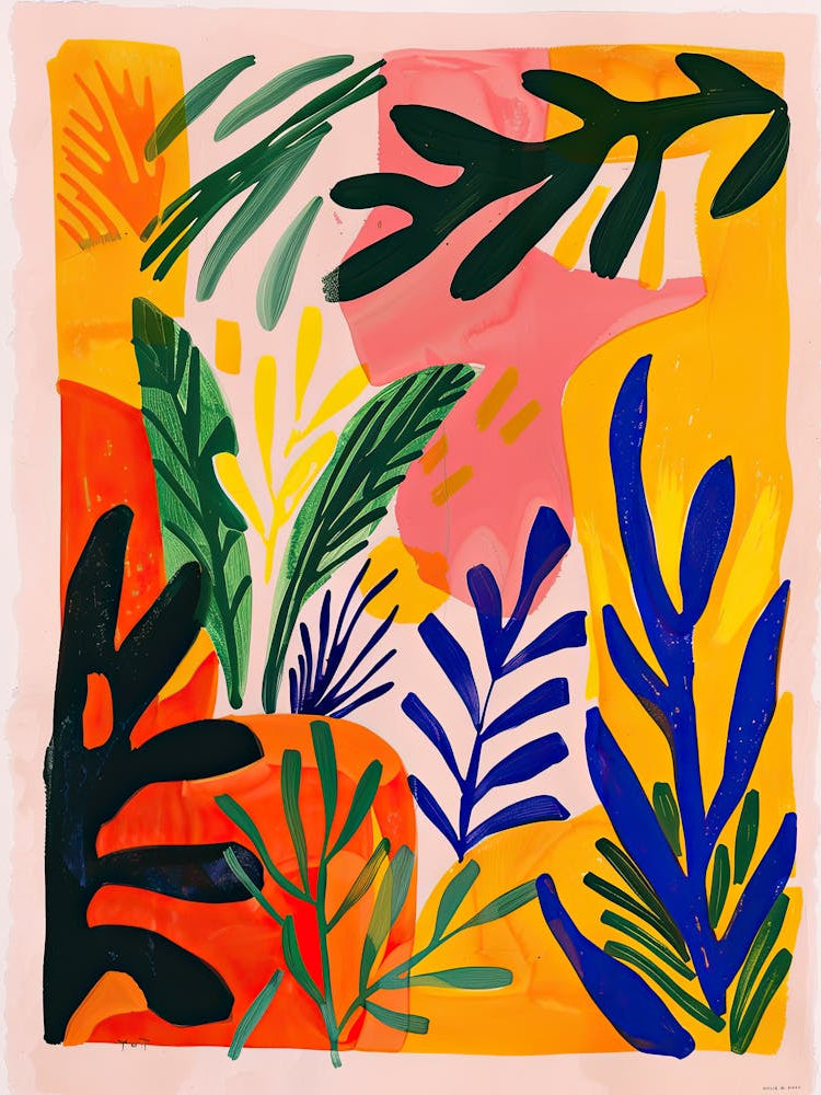 Nature Abstract Matisse Style