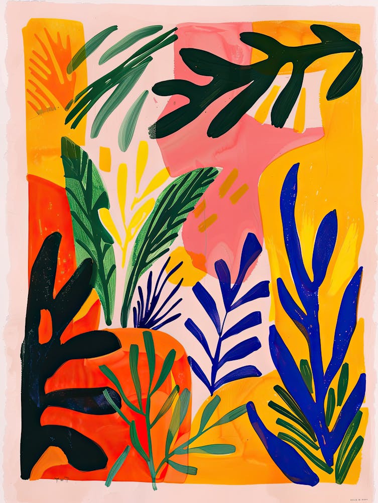 Nature Abstract Matisse Style