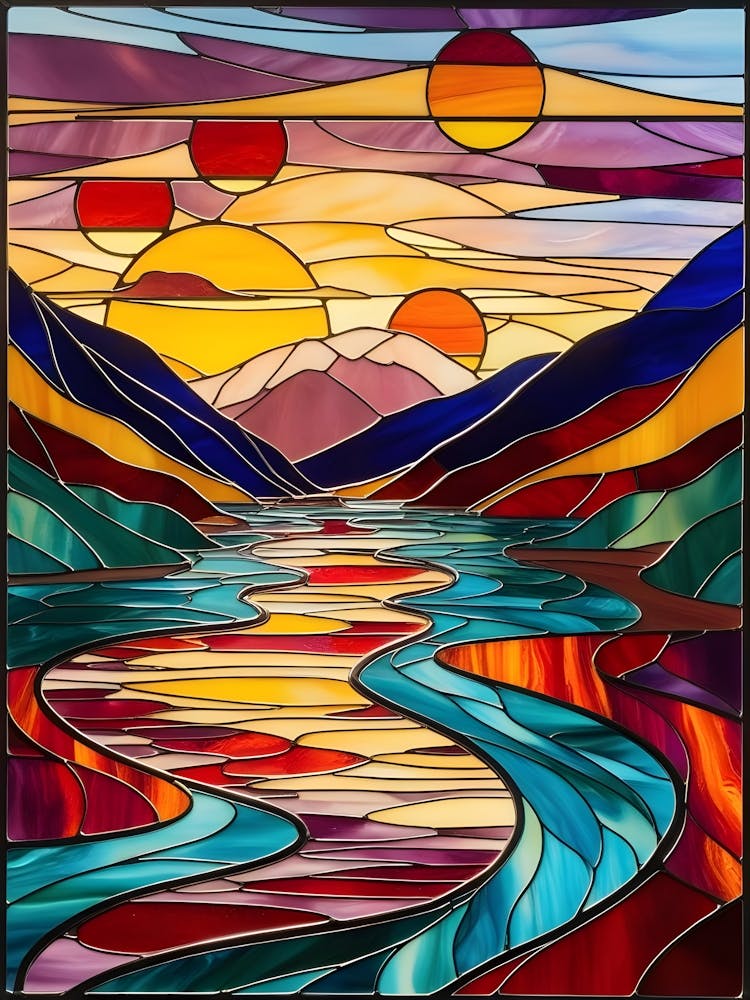 Sunset In The Mountains 31