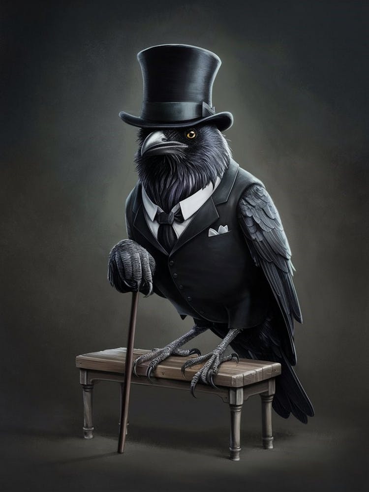 Crow painting 2