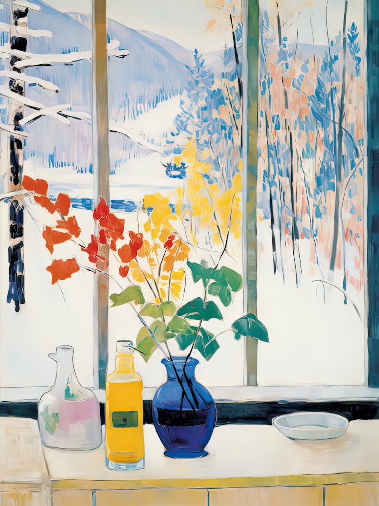The Windowsill Of Aspen   Usa Snow Inspired By Matisse 4