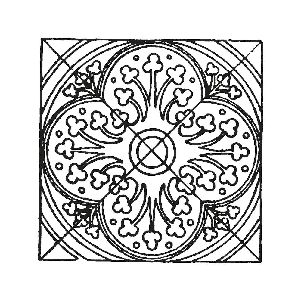 Sketched Boho Tile Art 1