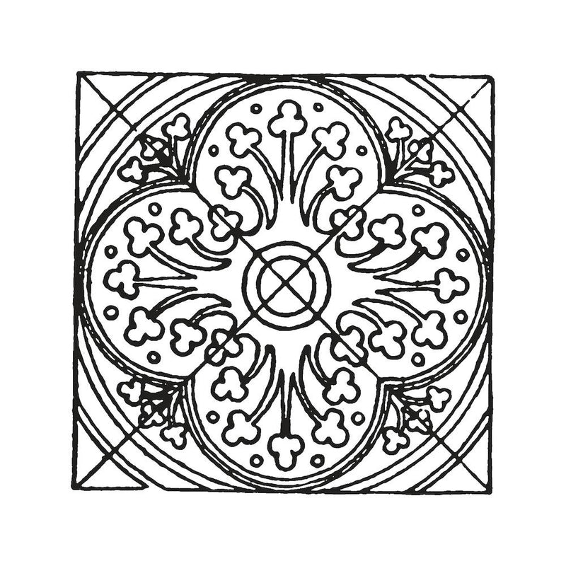 Sketched Boho Tile Art 1