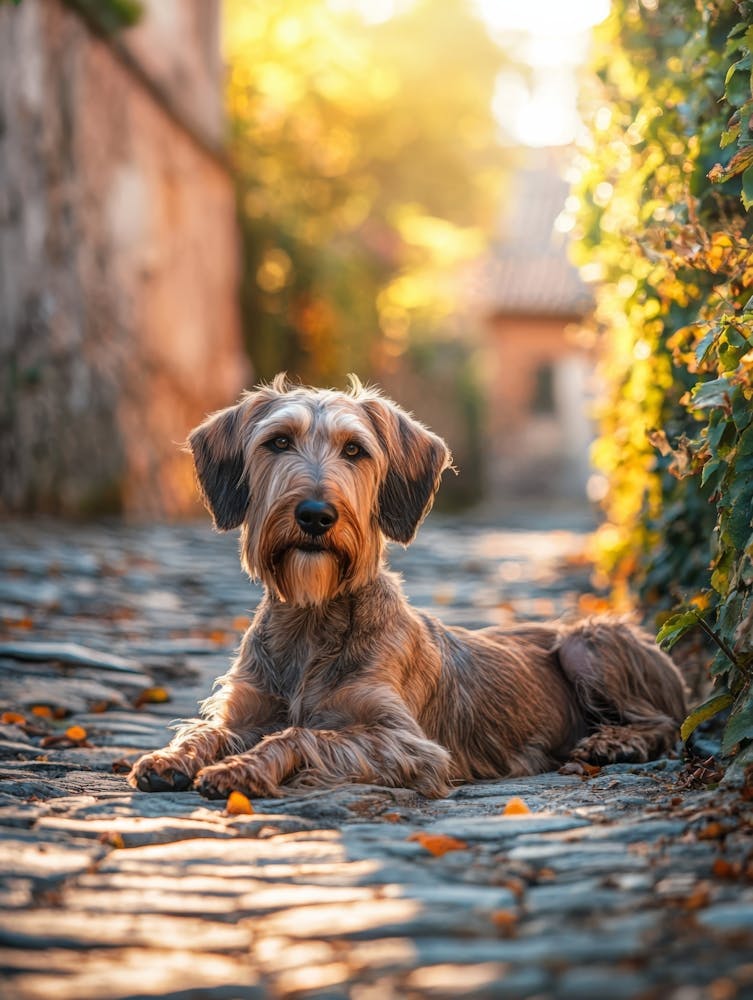 Dachshund. Generated AI.