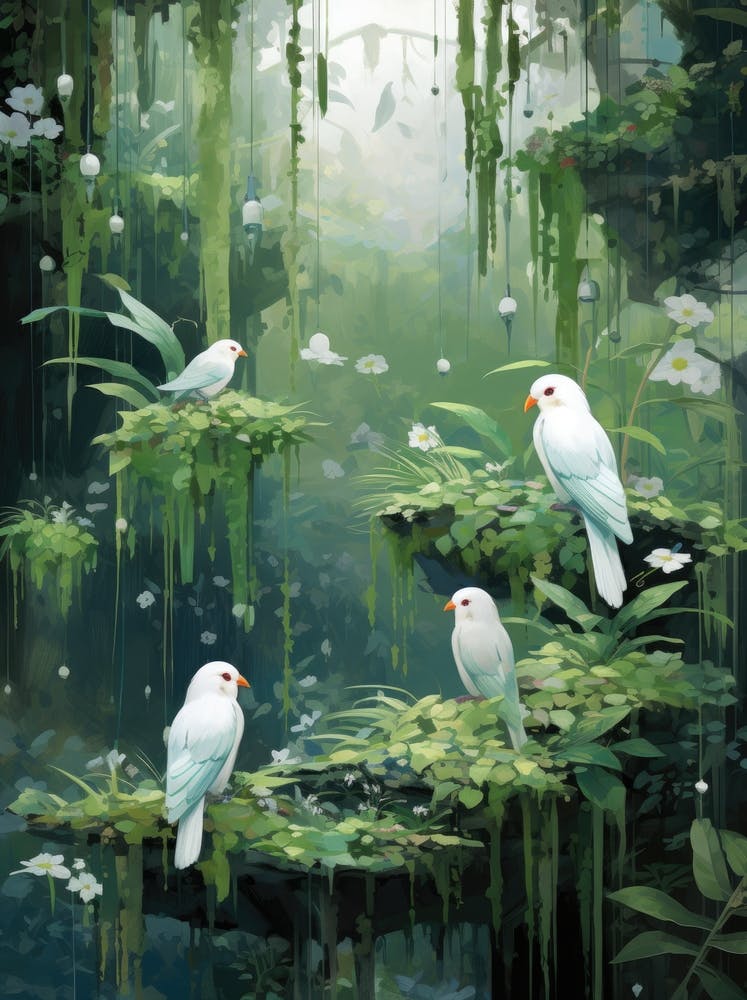 Birds In The Forest
