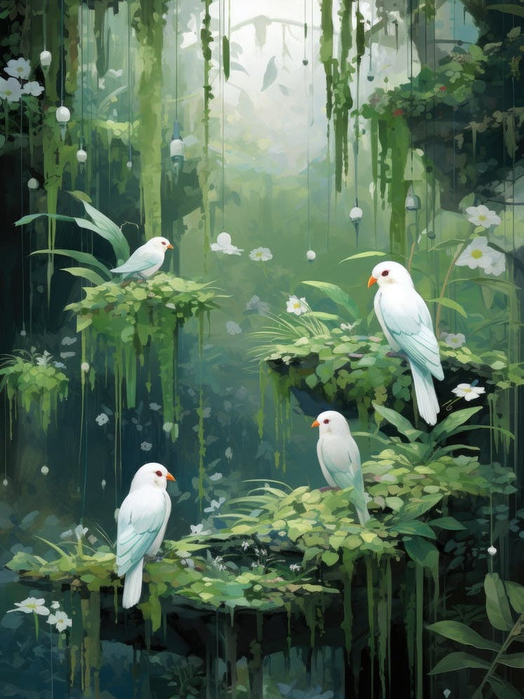 Birds In The Forest