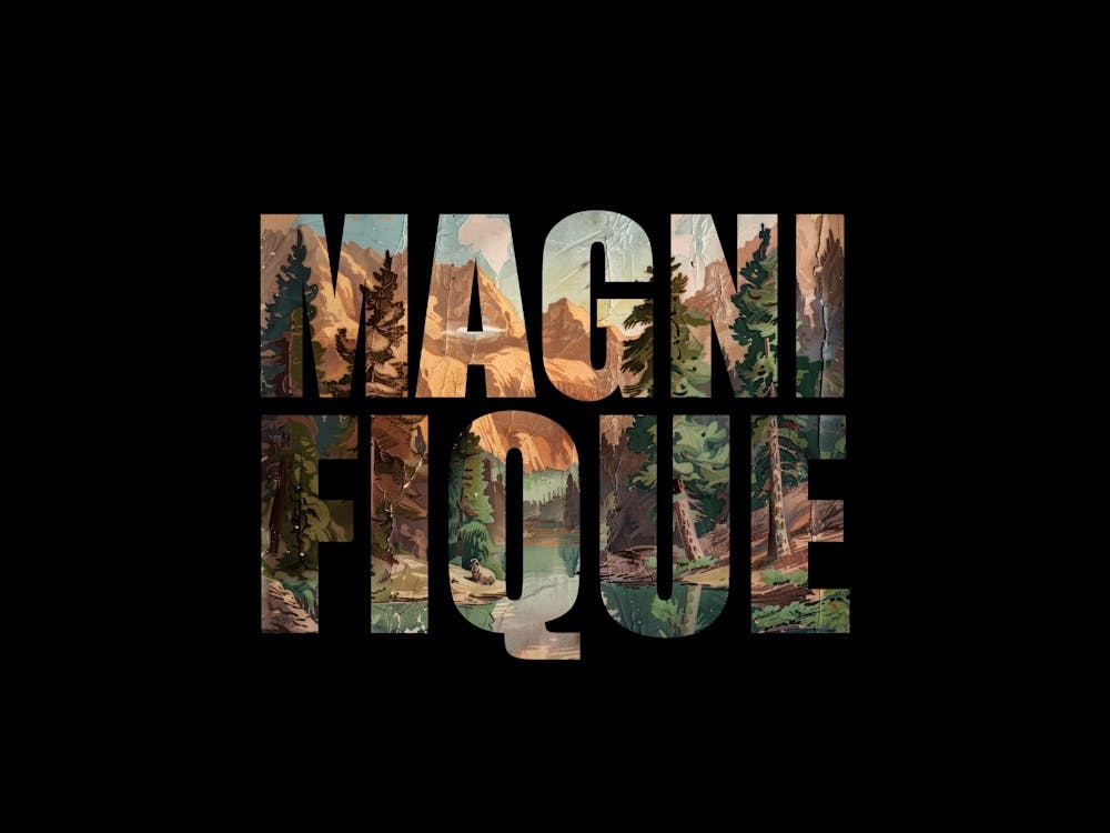 Magnifique Poster Retro Mountains Illustration 9