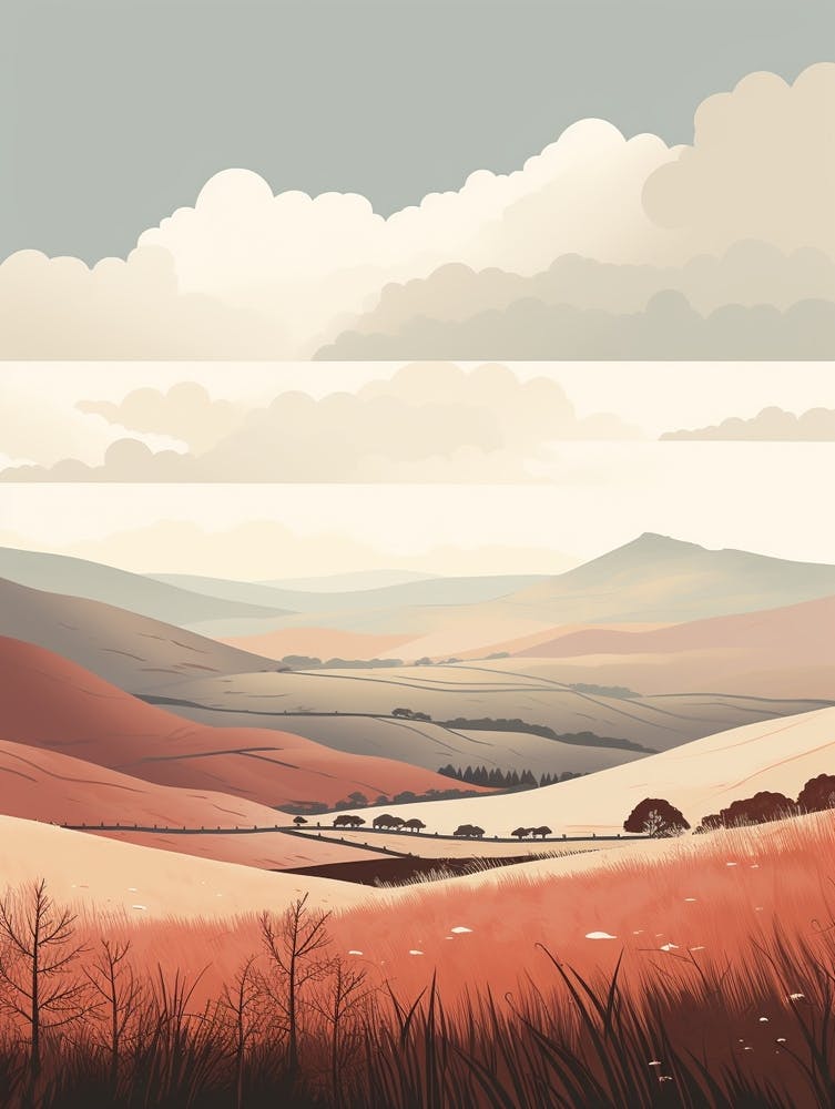 The Sir Walter Scott Way Scotland 3 Hiking Trail Landscape