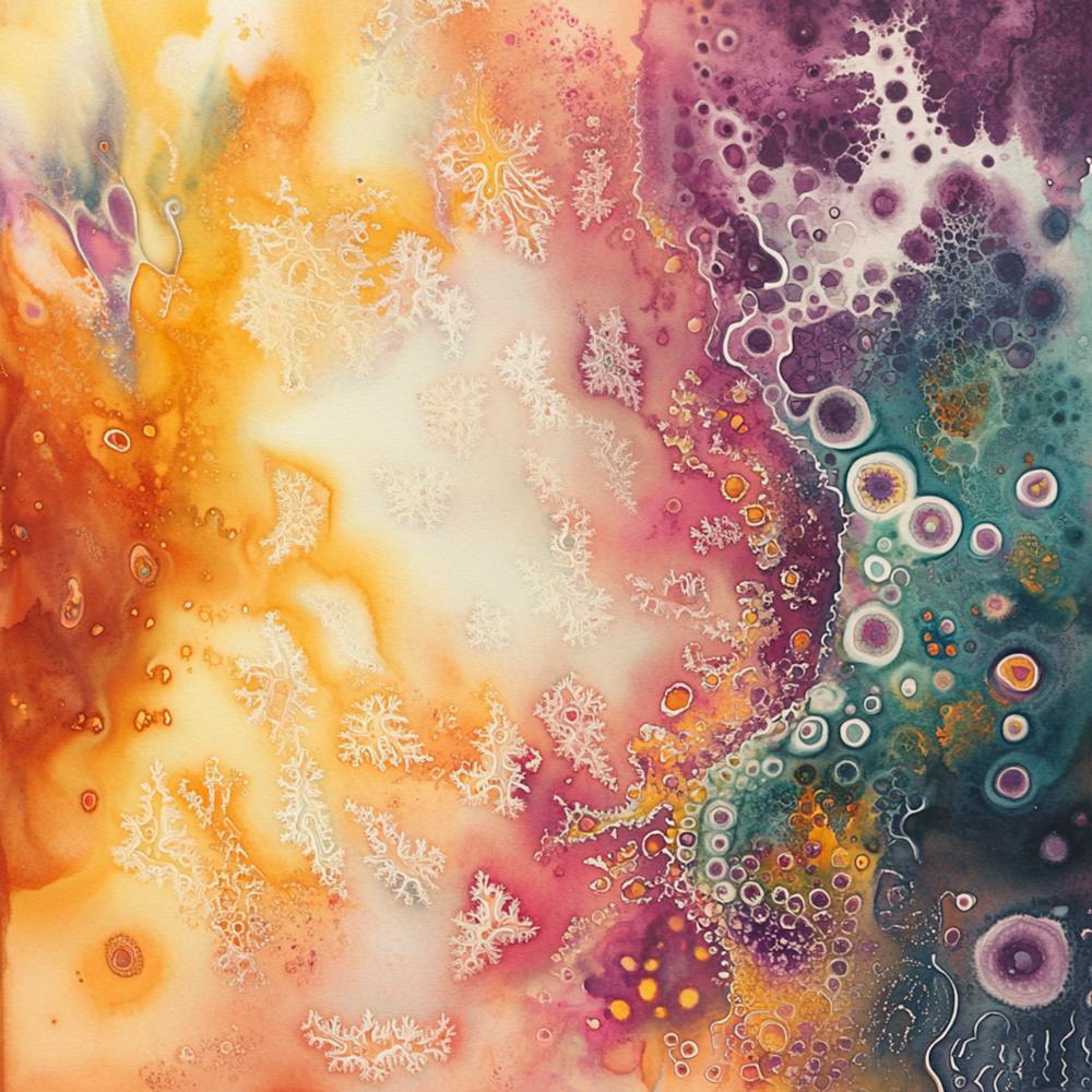 Abstract Watercolor Fractals 1