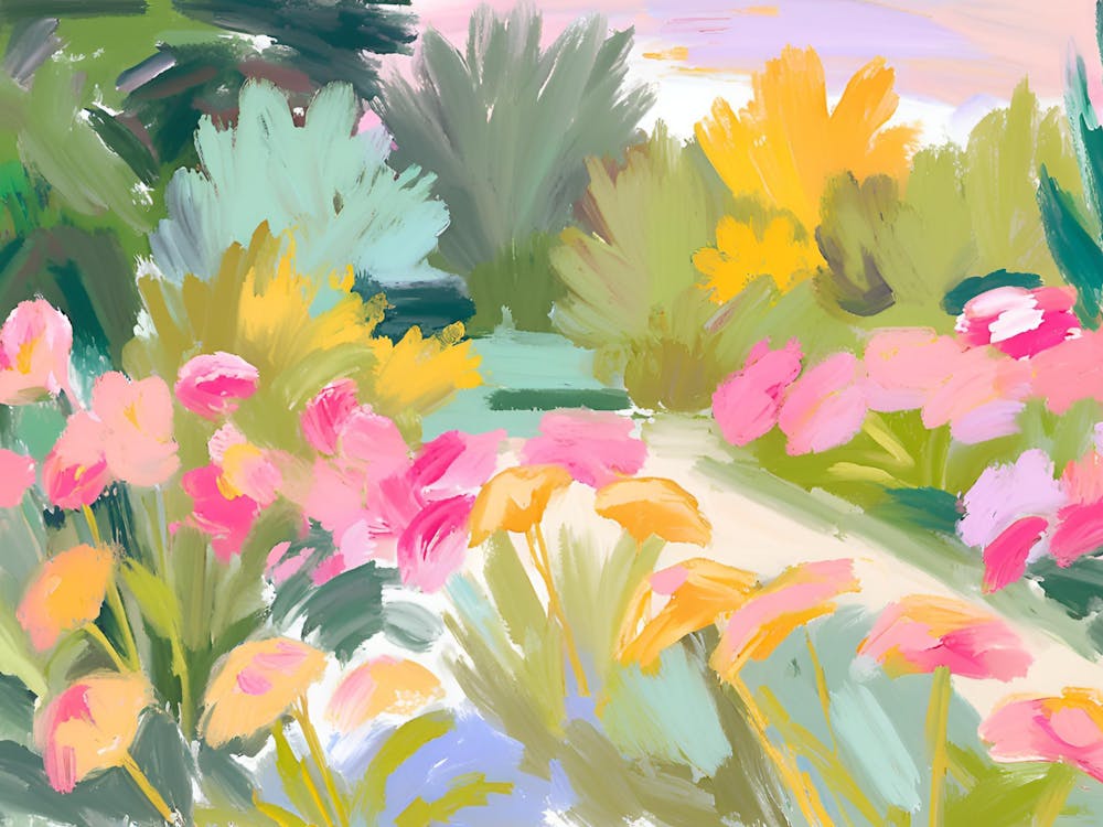 Mohnblumen im Garten