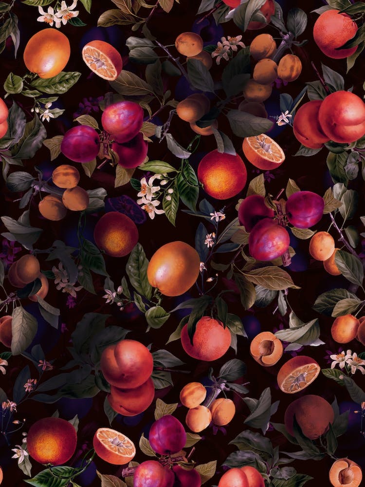 Vintage Fruit Pattern 24