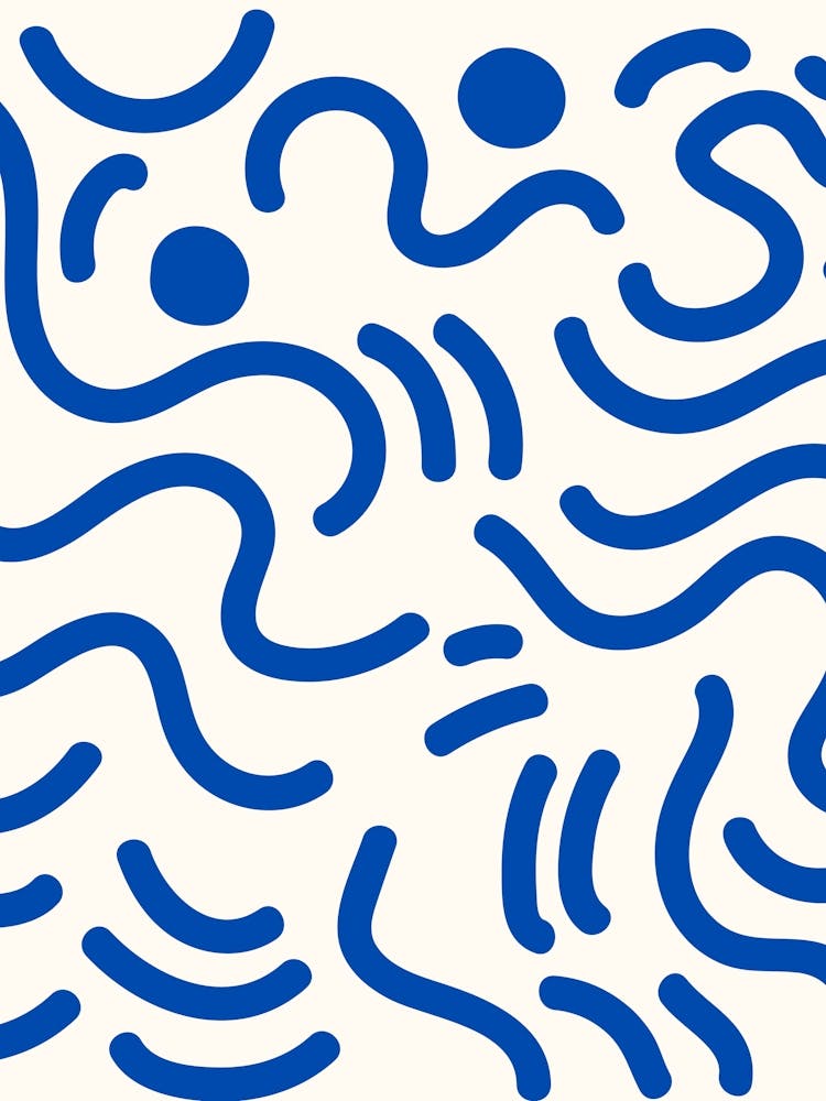 Blue Abstract Pattern