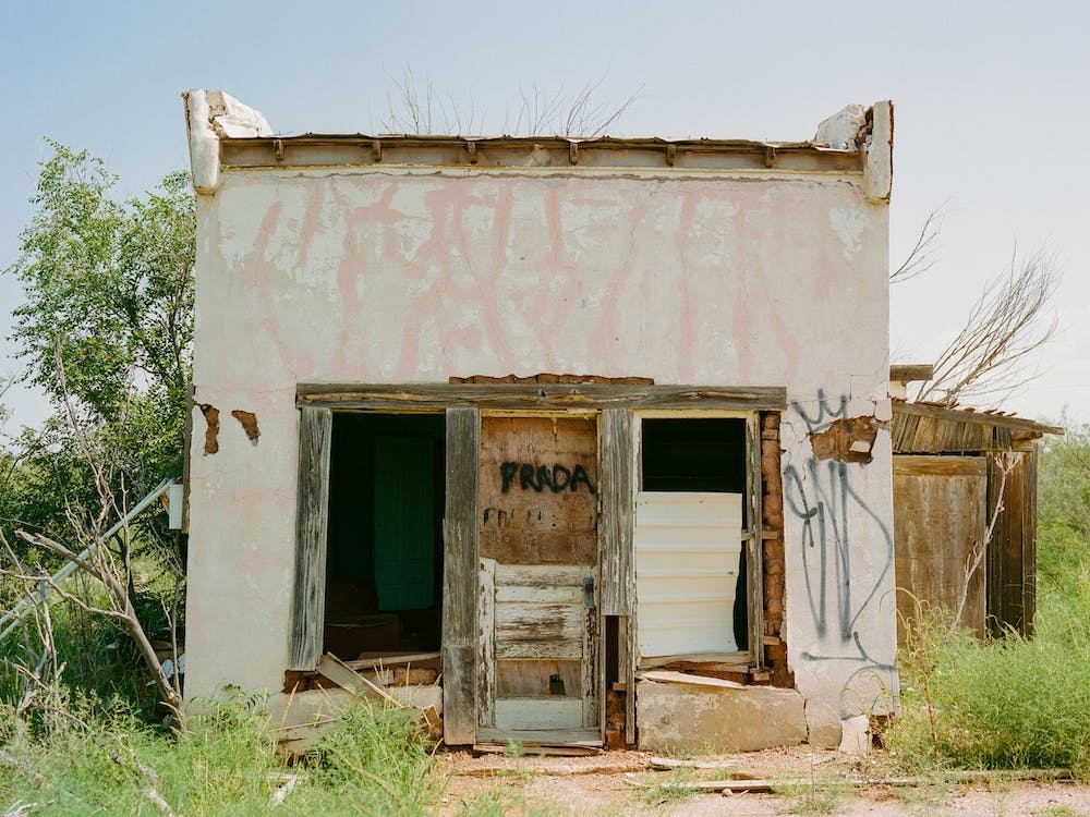 Prada Marfa V on Film
