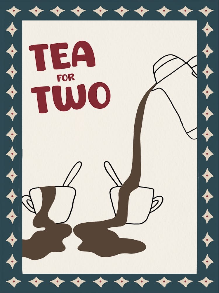 Tea For Two Cute Kitchen