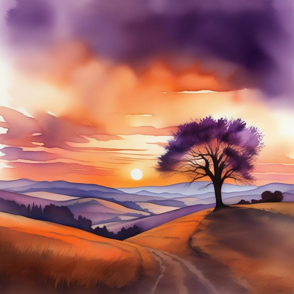 Watercolor Landscape Painting 1