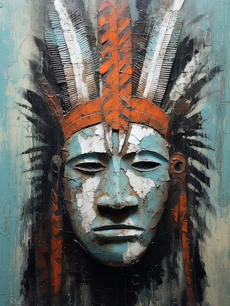 Kiowa Keepsakes in Masks - Native Americans Series