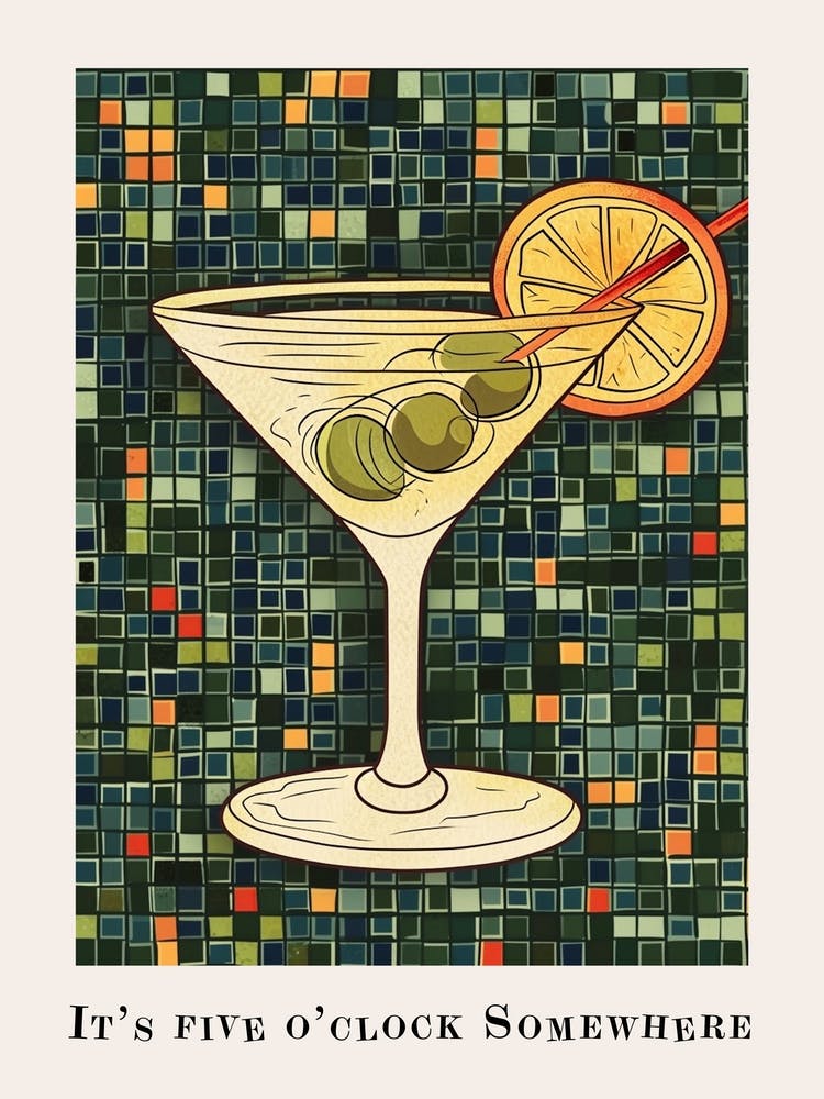 It S Five O Clock Somewhere Tile Poster 1