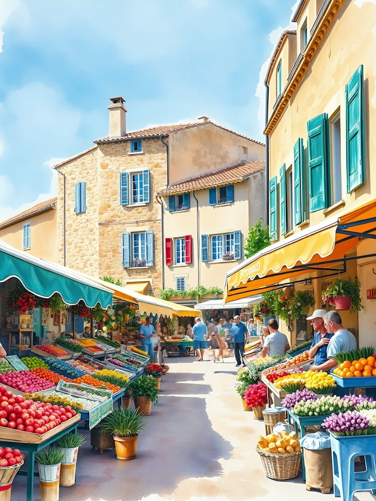Market In France
